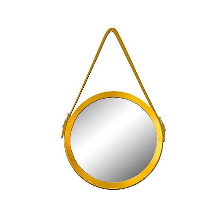 ESPELHO DECORATIVO DOURADO GRÉCIA - 39X39X3,5CM