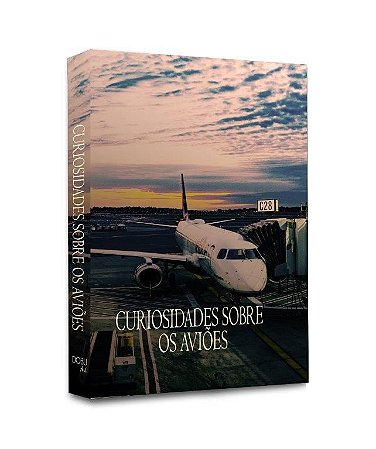 CAIXA LIVRO AVIÕES 30X24X4CM