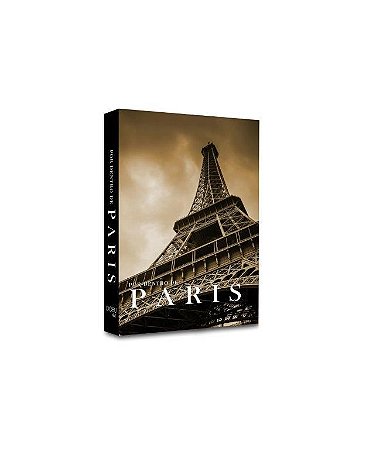CAIXA LIVRO PARIS 26X17X4CM