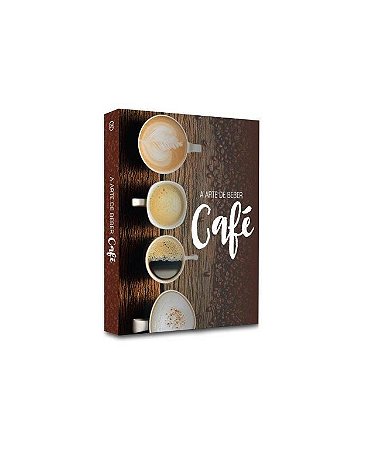 CAIXA LIVRO A ARTE DE BEBER CAFÉ 26X17X4CM