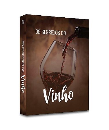 CAIXA LIVRO OS SEGREDOS DO VINHO 30X24X4CM