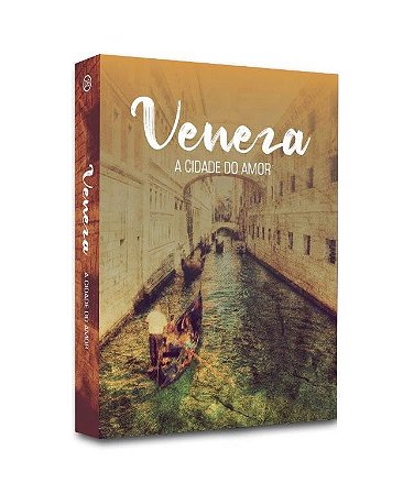 CAIXA LIVRO VENEZA A CIDADE DO AMOR 30X24X4CM