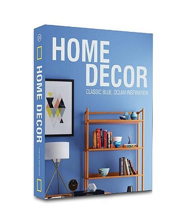 CAIXA LIVRO CLASSIC BLUE OCEAN INSPIRATION 30X24X4CM