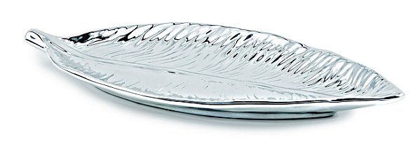 FOLHA PRATA EM CERAMICA