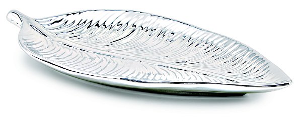 FOLHA PRATA EM CERAMICA