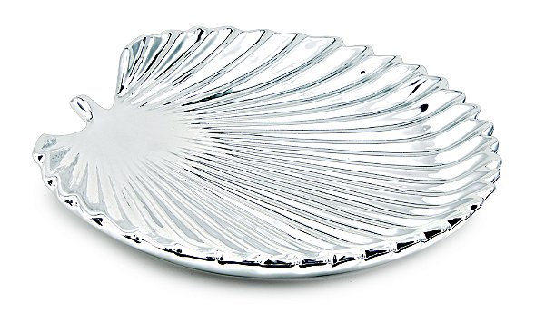 FOLHA PRATA EM CERAMICA