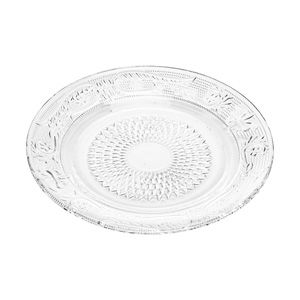 PRATO P/SOBREMESA DE VIDRO BOROSSILICATO ANGEL 17,5cm