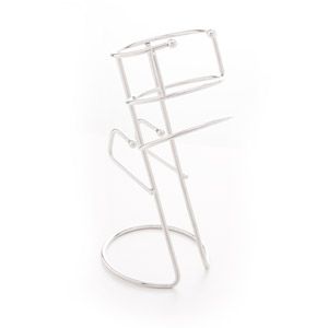 SUPORTE CROMADO P/ SECADOR CABELO 14x12,5x27cm