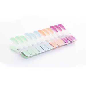 CJ DE PRENDEDOR EMBORRACHADO COM 12 PÇS - 8,2 x 1,6 x 3,2 cm