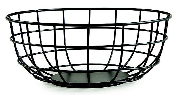 KIT CENTRO DE MESA PRETO EM METAL - 3 PÇS