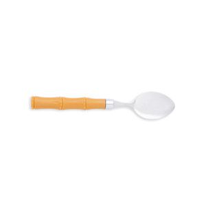 COLHER CHÁ AÇO INOX C/CABO DE PLÁSTICO BAMBU BASIC 6,5cm