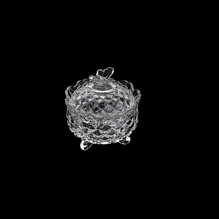 POTICHE C/PÉ DE CRISTAL MAIA 10,5x11,5cm
