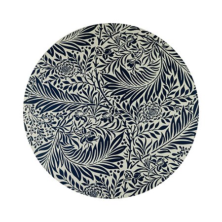 LUGAR AMERICANO DE PLÁSTICO LEAF AZUL 38cm