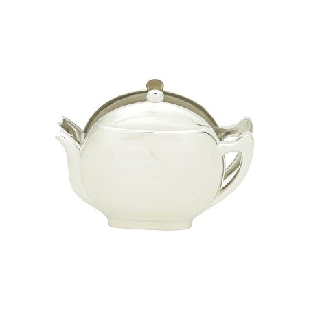 PORTA GUARDANAPOS DE ZAMAC NIQUELADO TEAPOT 13x5,5x10,5cm
