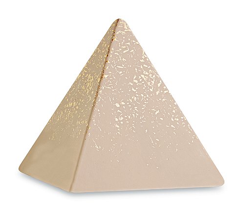 ESCULTURA NUDE E DOURADA EM CIMENTO