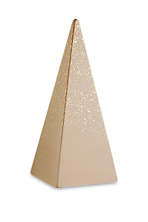 ESCULTURA NUDE E DOURADA EM CIMENTO