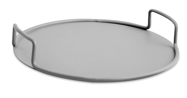 KIT BANDEJA CINZA EM METAL - 3 PÇS