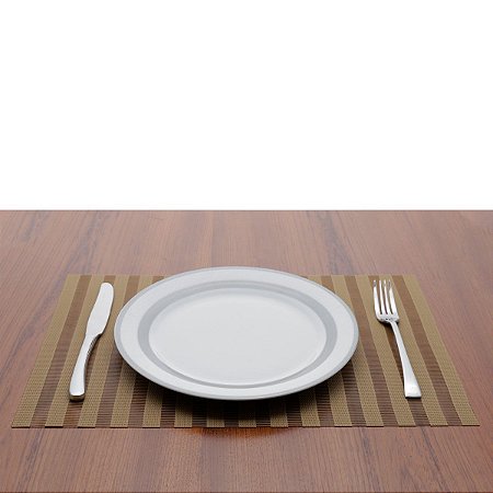 LUGAR AMERICANO DE PLÁSTICO LINES BEGE 30x45cm
