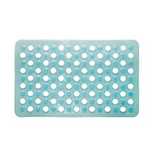 TAPETE P/BANHEIRO DE PVC C/ANTIDERRAPANTE AZUL 59x37cm