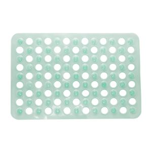 TAPETE P/BANHEIRO DE PVC C/ANTIDERRAPANTE VERDE 49x32cm
