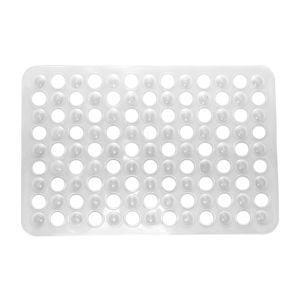 TAPETE P/BANHEIRO DE PVC C/ANTIDERRAPANTE 49x32cm
