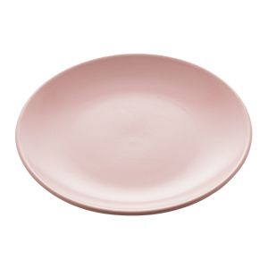 PRATO P/SOBREMESA DE CERÂMICA CRONUS ROSA 18,5cm