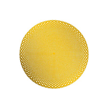LUGAR AMERICANO DE PLÁSTICO SUSSEX DOURADO 38cm