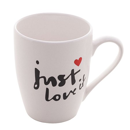 CANECA DE PORCELANA JUST LOVE YOU 350ml