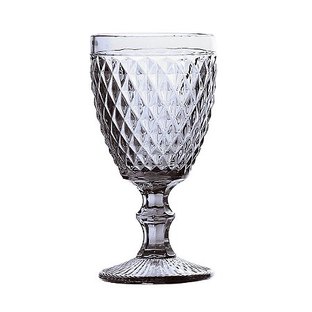 CJ 6 TAÇAS P/ÁGUA VIDRO BICO DE ABACAXI TRANSPARENTE 325ml