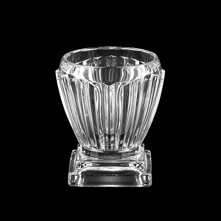 VASO C/PÉ DE CRISTAL ELISABETH 10x9x13cm