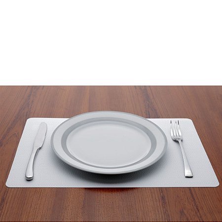 LUGAR AMERICANO DE PLÁSTICO CLASSIC BRANCO 43,5x28,5cm
