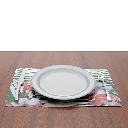 LUGAR AMERICANO DE PLÁSTICO DOUBLE FLAMINGO 43,5x28,5cm