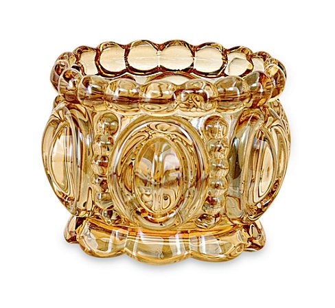 PORTA-VELAS CHAMPANHE EM VIDRO