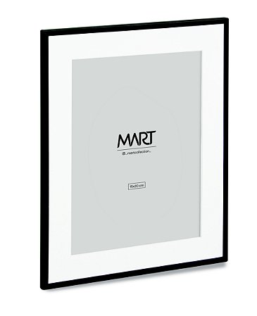 PORTA-RETRATO PRETO EM METAL - 15X20