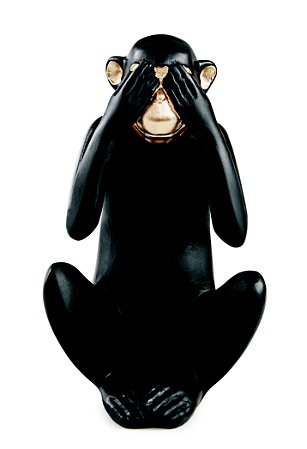 KIT MACACO EM POLIRESINA - 3 PÇS