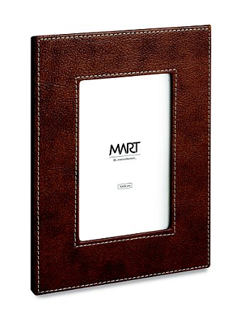 PORTA RETRATO MARROM REVESTIMENTO SINTETICO 10X15