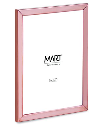 PORTA-RETRATO ROSE GOLD EM METAL - 10X15