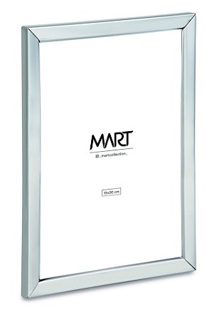 PORTA-RETRATO PRATA EM METAL - 15X20