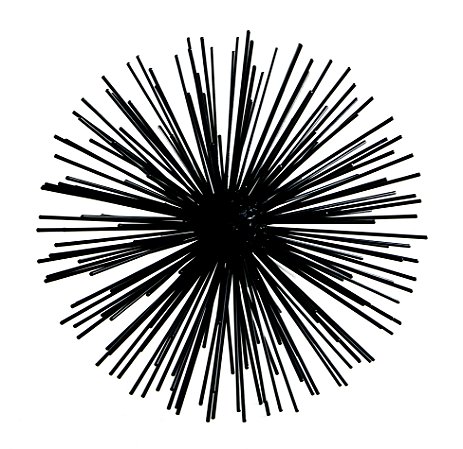 OURIÇO PRETO EM METAL