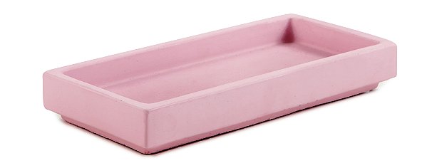 BANDEJA ROSA EM CIMENTO