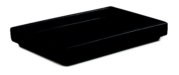 BANDEJA PRETA EM CIMENTO