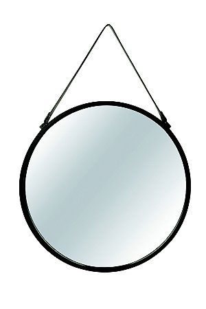 ESPELHO PRETO EM METAL