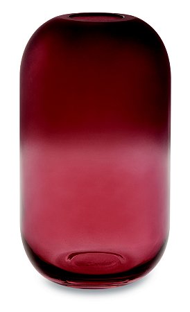 VASO MARSALA EM VIDRO