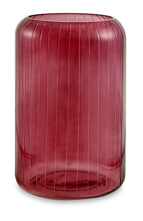 VASO MARSALA EM VIDRO