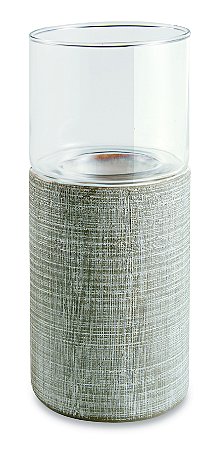 VASO OFF WHITE EM CERAMICA