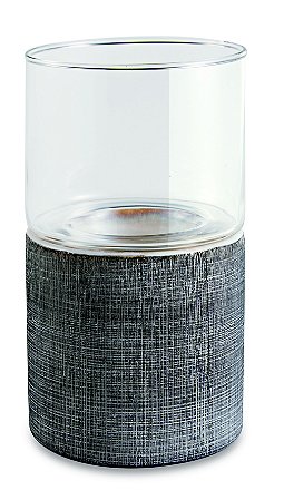 VASO PRETO EM CERAMICA