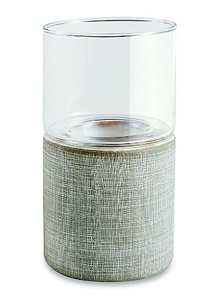 VASO OFF WHITE EM CERAMICA