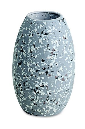 VASO CINZA EM CERAMICA