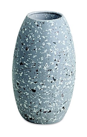 VASO CINZA EM CERAMICA
