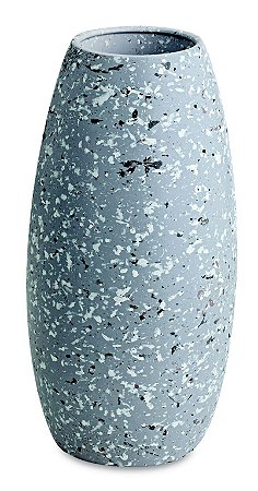 VASO CINZA EM CERAMICA